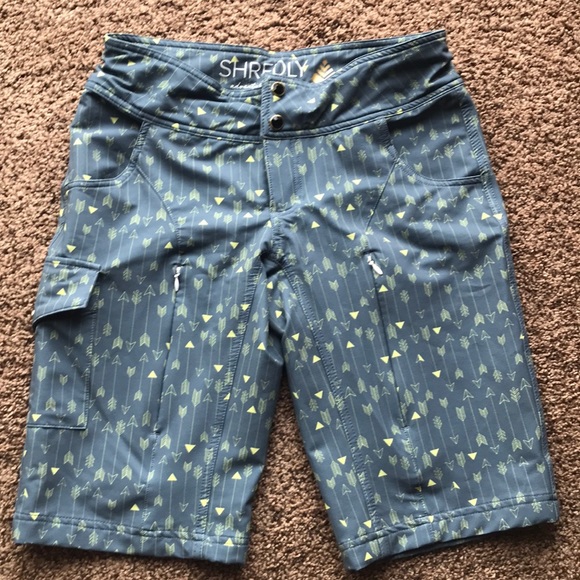 Shredly Pants - SHREDLY arrow print MTB shorts size 2